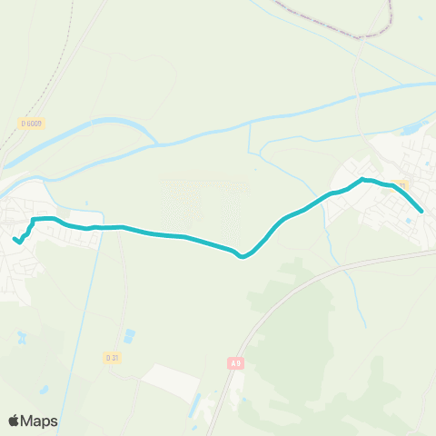 Citibus Salles-d'Aude - Collège Les Mailheuls map