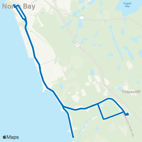 North Bay Transit Junction map