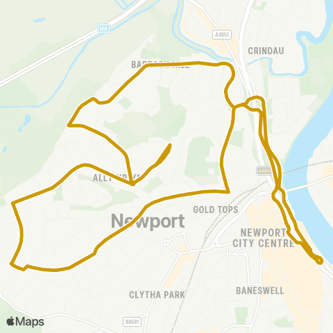 Newport Bus Friars Walk 3 - Friars Walk 3 map