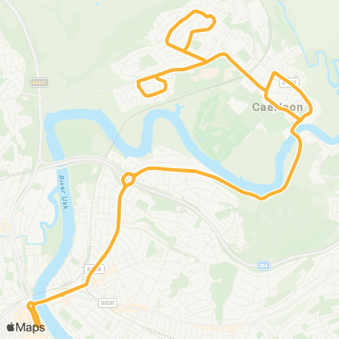 Newport Bus Friars Walk 9 - Friars Walk 9 map