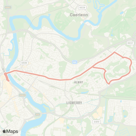 Newport Bus Friars Walk 4 - Friars Walk 4 map