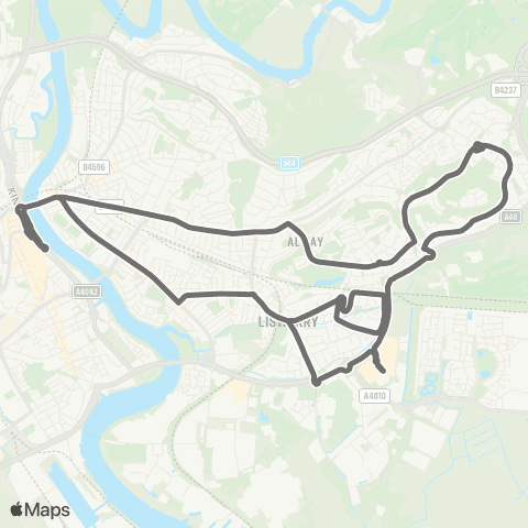 Newport Bus Friars Walk 5 - Friars Walk 5 map