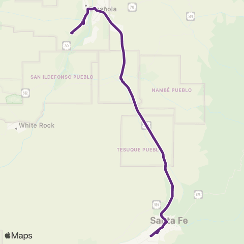 NCRTD Santa Clara map