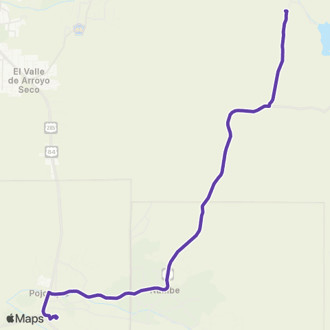 NCRTD Santuario Express map