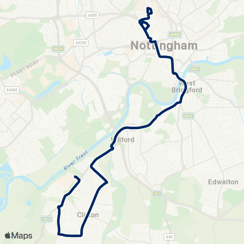 Nottingham City Transport Ntu Clifton Campus - Ntu City Campus map