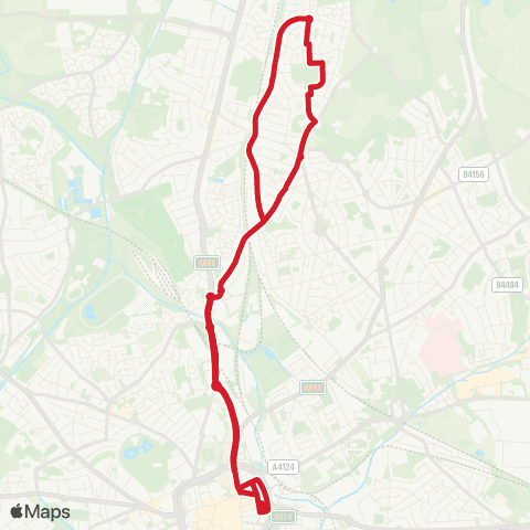 National Express West Midlands Lower Farm - Walsall Bus Station map