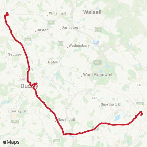 National Express West Midlands Wolverhampton Bus Station - Colmore Row map