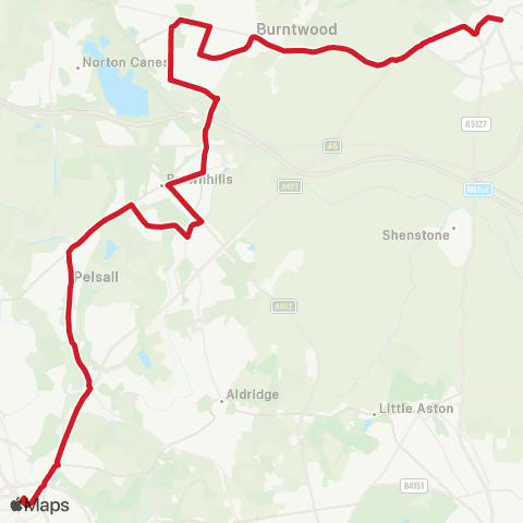 National Express West Midlands Walsall Bus Station - Bus Station map