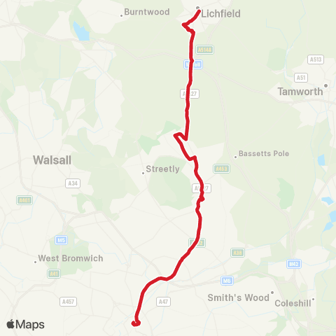 National Express West Midlands Bus Station - The Square Peg map