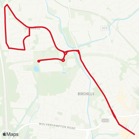 National Express West Midlands Walsall Bus Station - Samuel St map