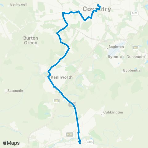 National Express Coventry Crown Hotel - Pool Meadow Bus Station map
