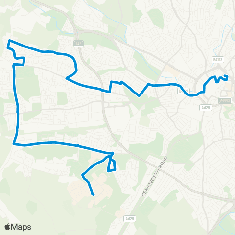 National Express Coventry Univ Interchange - Pool Meadow Bus Sta map