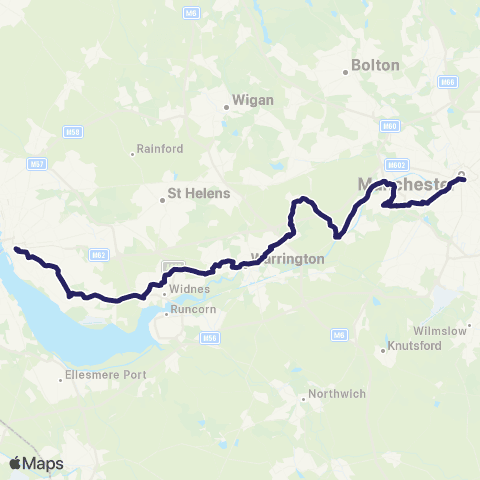 Northern Bus Northern map