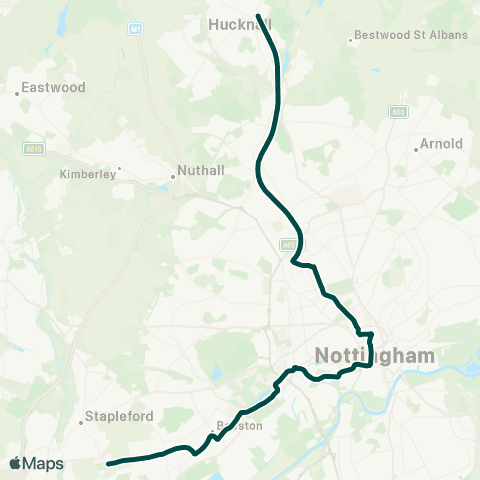 NET Clifton South - Phoenix Park map