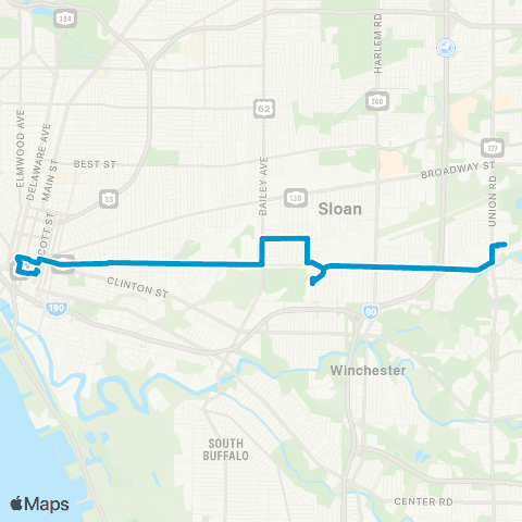 NFTA William map
