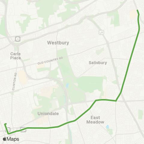 NICE Bus Front St / Newbridge Rd map