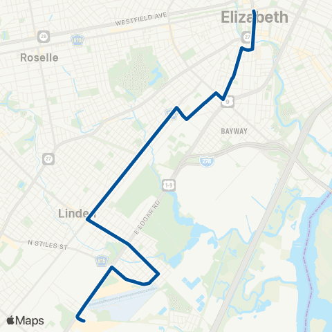 NJ Transit Tremley map