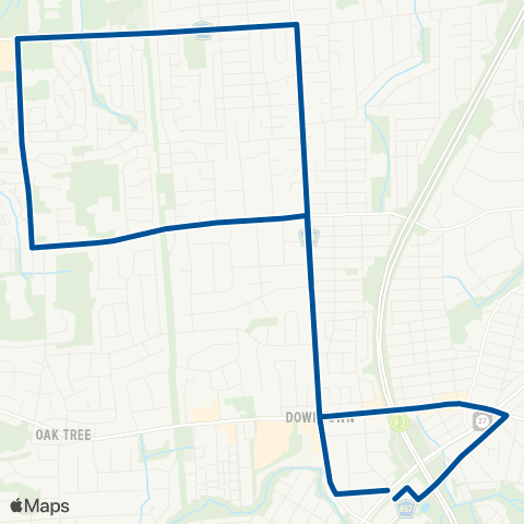 NJ Transit Metropark - Wood Ave. map