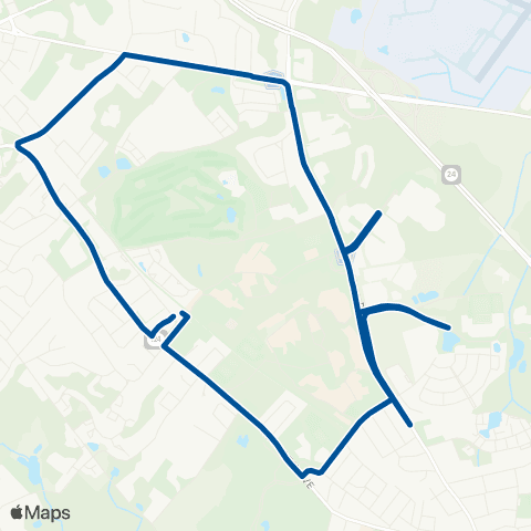 NJ Transit Morris - Florham Park - Madison map