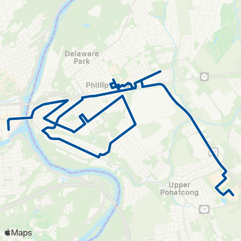 NJ Transit Heckman map
