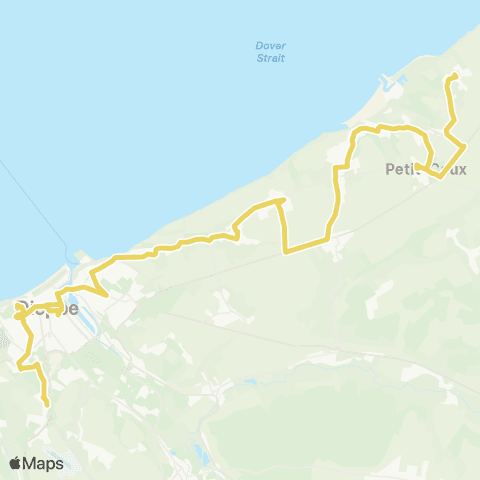 Nomad Car Région Berneval-le-Grand <> Dieppe map