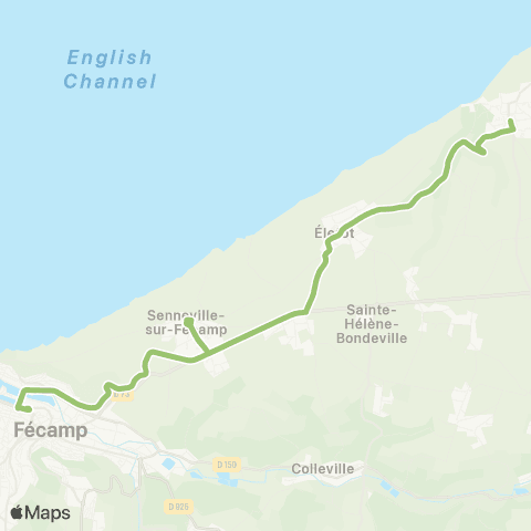 Nomad Car Région Marché de Fécamp map