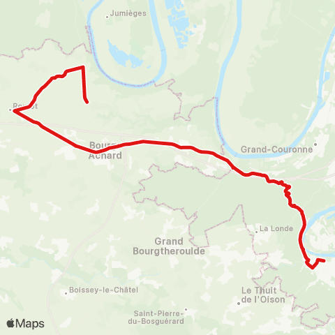 Nomad Car Région Le Landin <> Elbeuf map