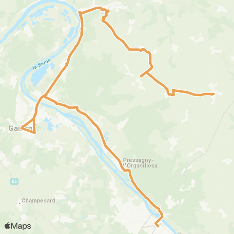 Nomad Car Région Tourny <> les Andelys <> Gaillon <> Vernon map