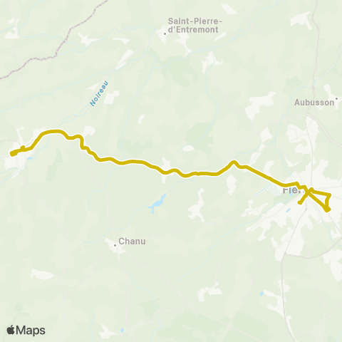 Nomad Car Région Tinchebray-Bocage <> Landisacq <> Flers map