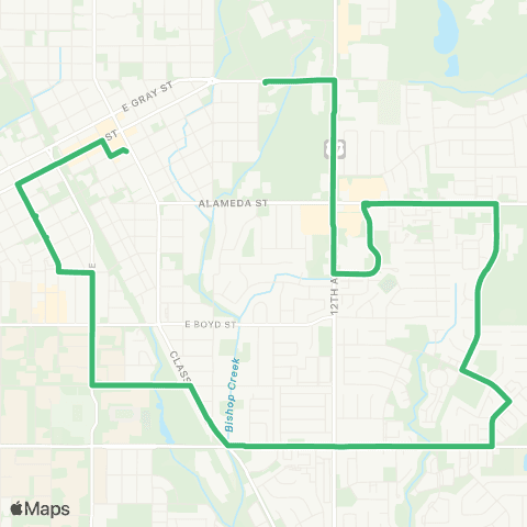 EMBARK E Lindsey / Alameda map