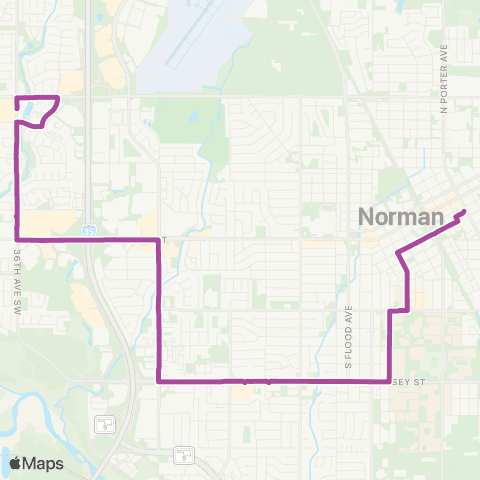 EMBARK W Lindsey / NW 36 map