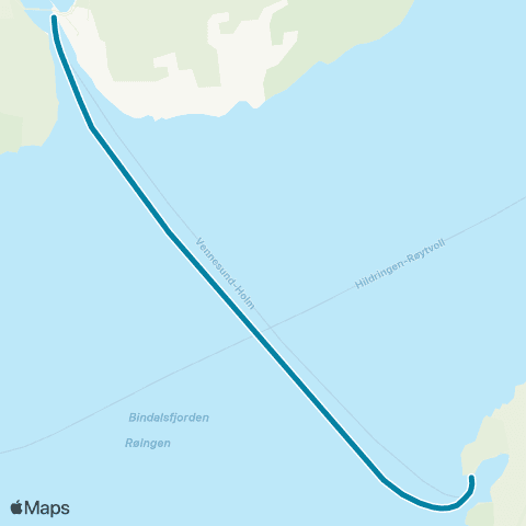 Reis Nordland Vennesund - Holm map