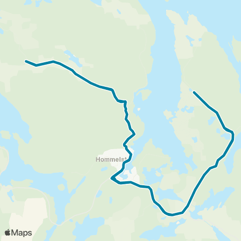 Reis Nordland Nevernes-Hongset-Dyrnes-Hommel map