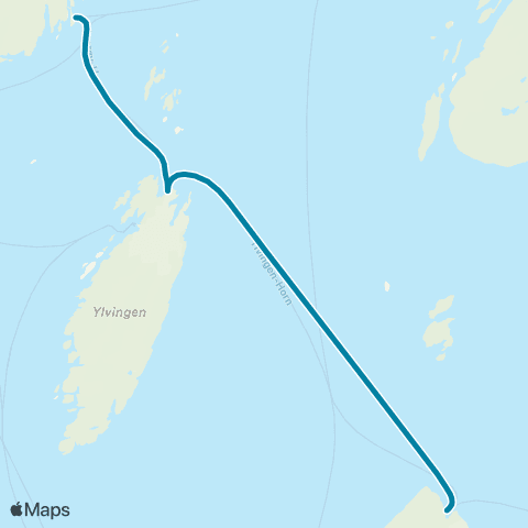 Reis Nordland Horn - Igerøy map
