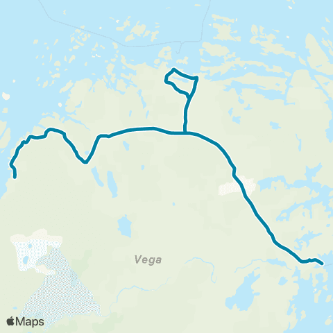 Reis Nordland Rørøy-Gladstad-Brandsvik map