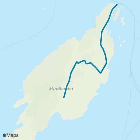 Reis Nordland Mindland map