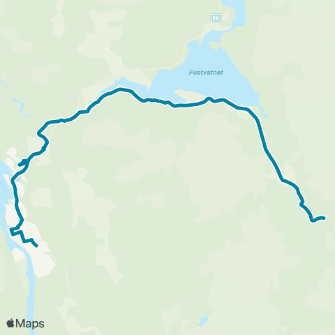 Reis Nordland Herringen-Mosjøen map