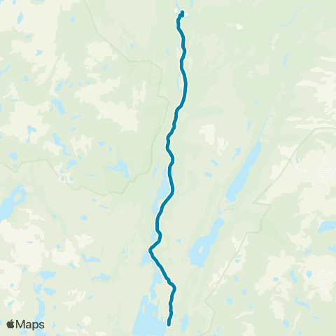 Reis Nordland Majavatn map