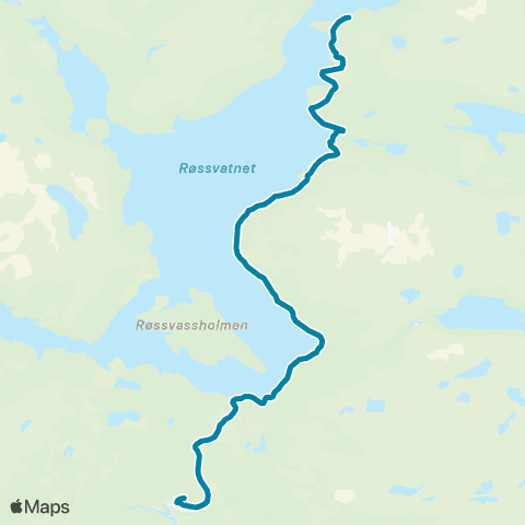 Reis Nordland Varntresk-Hattfjelldal map