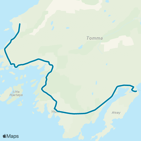 Reis Nordland Tomma map