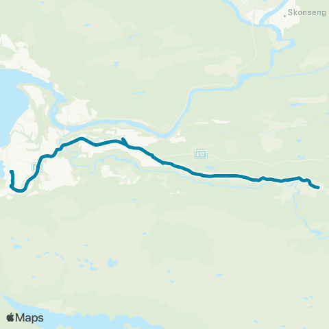 Reis Nordland Mo-Gruben-Brennåsen-Ildgruben map