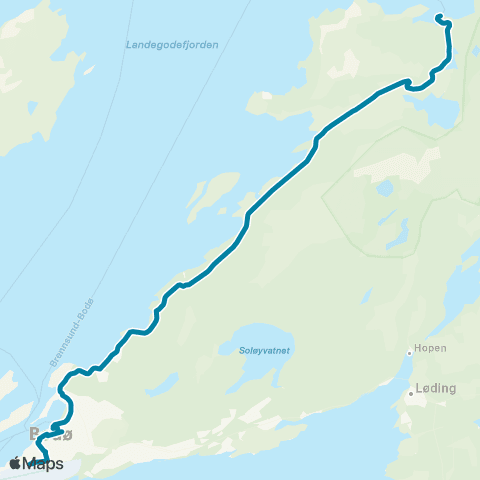 Reis Nordland Kjerringøy - Festvåg - Skaug - Bodø map