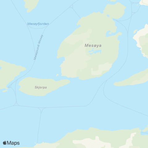 Reis Nordland Ørnes-Vassdalsvik-Meløysund-Bolga map