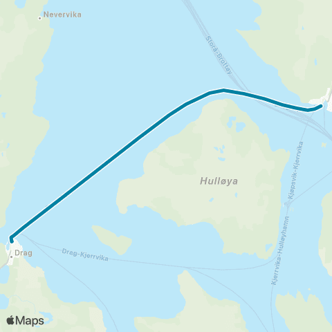 Reis Nordland Drag-Kjøpsvik map