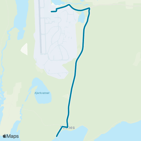 Reis Nordland Evenes kai - Harstad / Narvik lufthan Evenes map