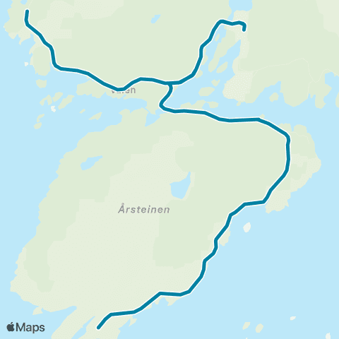 Reis Nordland Digermulen-Holandshamn-Storfje map