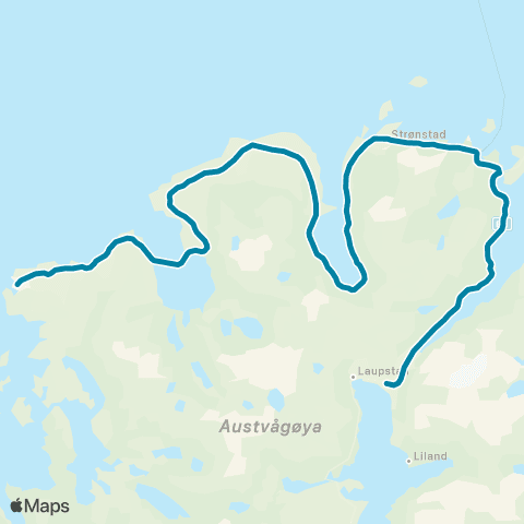 Reis Nordland Fiskebøl-Laukvik-Svolvær map