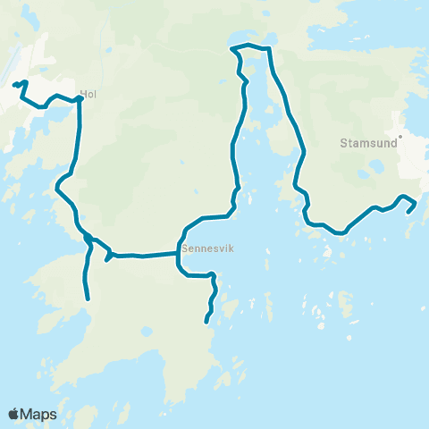 Reis Nordland Leknes-Mortsund-Ure-Stamsund map