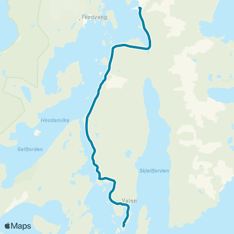 Reis Nordland Sund-Ramberg map