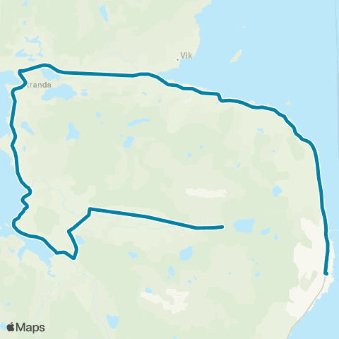 Reis Nordland Sortland-Holmstad-Sildpollen map